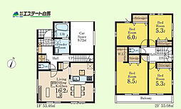新座市西堀2丁目第7全4棟　新築戸建 1号棟