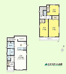 狭山市入間川3期全2棟　新築戸建 2号棟
