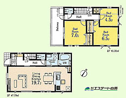 狭山市水野第3　新築戸建 2号棟