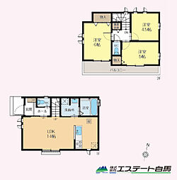 東久留米市氷川台2丁目全2棟　新築戸建 A号棟