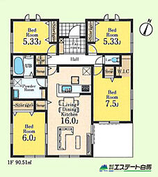 入間市狭山台第1期全2棟　新築戸建 2号棟