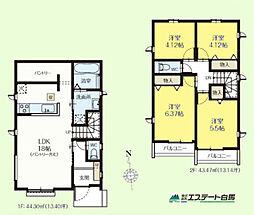 小平市鈴木町1丁目全8棟 新築戸建 A号棟