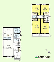 所沢市中新井22期全2棟　新築戸建 B号棟
