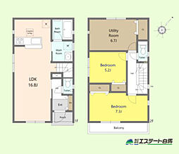 東久留米市浅間町1丁目全2棟 新築戸建 1号棟