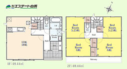 富士見市上沢1丁目全4棟 新築戸建 B号棟