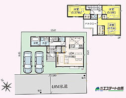 所沢市下安松4期全1棟　新築戸建