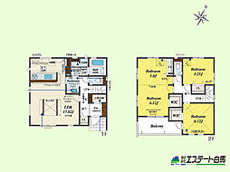 志木市中宗岡2丁目全2棟　新築戸建 1号棟