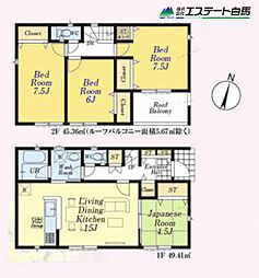 富士見市水子第33全2棟　新築戸建　1号棟