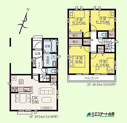 ふじみ野市福岡中央2期全2棟　新築戸建 B号棟