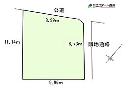 東久留米市柳窪2丁目全1区画　売地