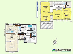 狭山市中央4丁目全4棟　新築戸建 2号棟