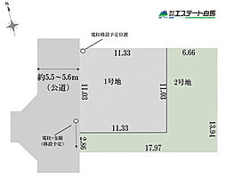 所沢市中新井14期全2区画　売地 2号地