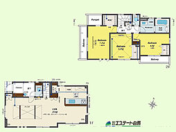 東久留米市下里全2棟　新築戸建　2号棟 1号棟