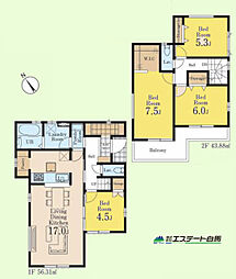 狭山市笹井全4棟 新築戸建 3号棟