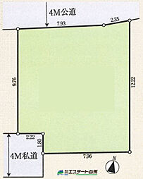 入間市上藤沢全1区画　売地