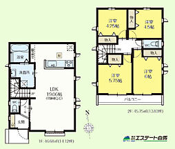 小平市鈴木町1丁目全8棟　新築戸建 B号棟
