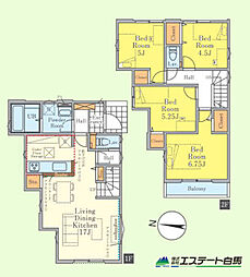 東久留米市浅間町1期全3棟　新築戸建 3号棟