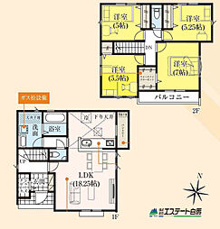 所沢市下安松3期全7棟 新築戸建 3号棟