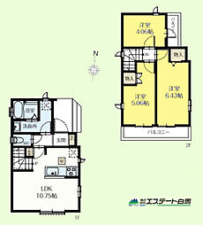 小平市花小金井南町3丁目全2棟　新築戸建 B号棟