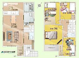入間郡三芳町藤久保13期全5棟　新築戸建 5号棟