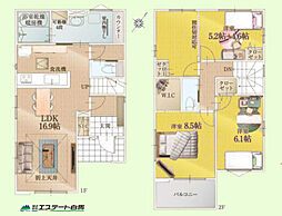 入間郡三芳町藤久保13期全5棟　新築戸建 2号棟