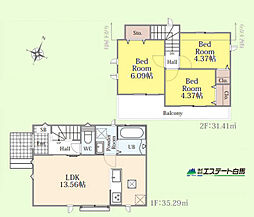 ふじみ野市亀久保全1棟　新築戸建