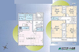 清瀬市下宿第18全5棟　新築戸建 1号棟