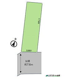 狭山市水野全1区画　売地