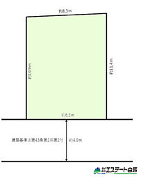 所沢市上安松全1区画　売地