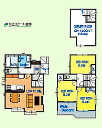所沢市上安松全1棟　新築戸建