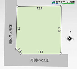 所沢市上新井4丁目全1区画　売地