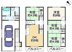 枚方市池之宮1丁目　中古戸建