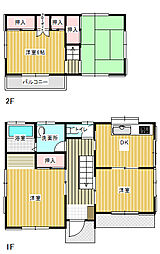 八街朝日竹里戸建貸家