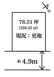 亀岡市西つつじケ丘雲仙台２丁目の土地