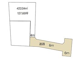 寺中町　建築条件なし売地