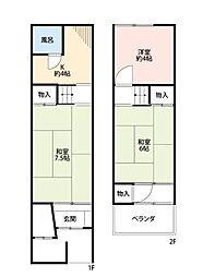 高倉2丁目2-6テラス（住居不可、倉庫可）