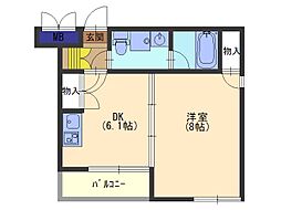 グランカレA棟 203
