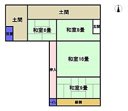 流留字町　中古戸建