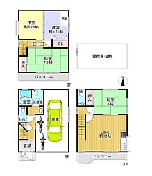 寝屋川市平池町の一戸建て