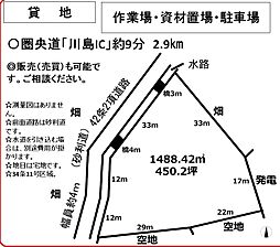 貸土地、資材置場、作業場、駐車場