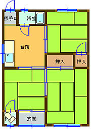 吉田二戸一借家 中棟　西