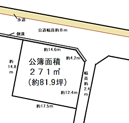 売地　愛西市佐屋町道西　NS