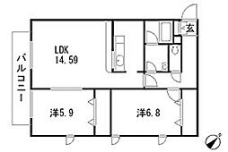 グランドコートB棟 205