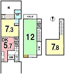 醍醐槇ノ内町　中古テラスハウス