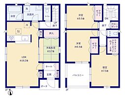 安城市西別所町戌新畑の一戸建て