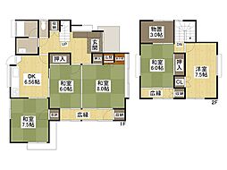 広島市安佐南区上安４丁目の一戸建て