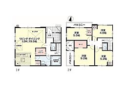 郡山市八山田６丁目の一戸建て