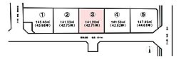 北斎院町　5区画分譲地　3号地