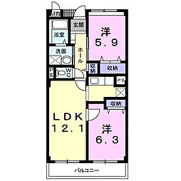 サンリッツ高宮Ｂ 303
