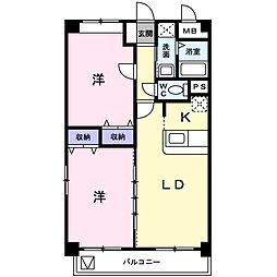 福パレス　ランデュール　Ａ 204